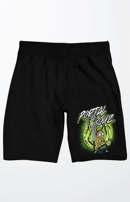 Rick And Morty Portal Boy Sweat Shorts