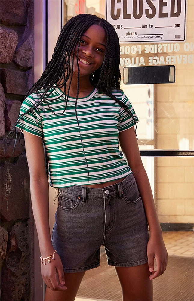 Pacsun Kids Black Denim Shorts