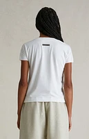 Fear of God Essentials Women's Cloud White Tri-Blend Muscle T-Shirt