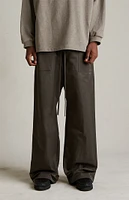 Fear of God Essentials Brown Textured Nylon Utility Pants