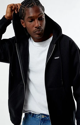 Obey Est. Works Bold Zip Up Hoodie