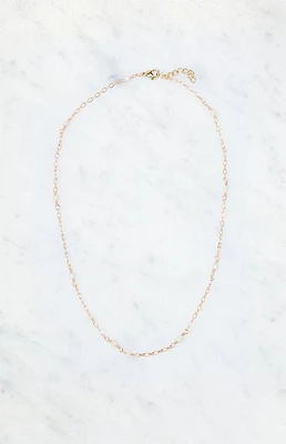 John Galt Chain Pearl Necklace