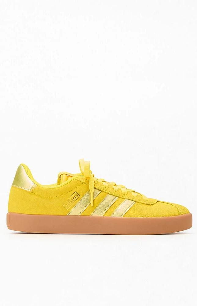 adidas Women's Yellow VL Court 3.0 Low Sneakers