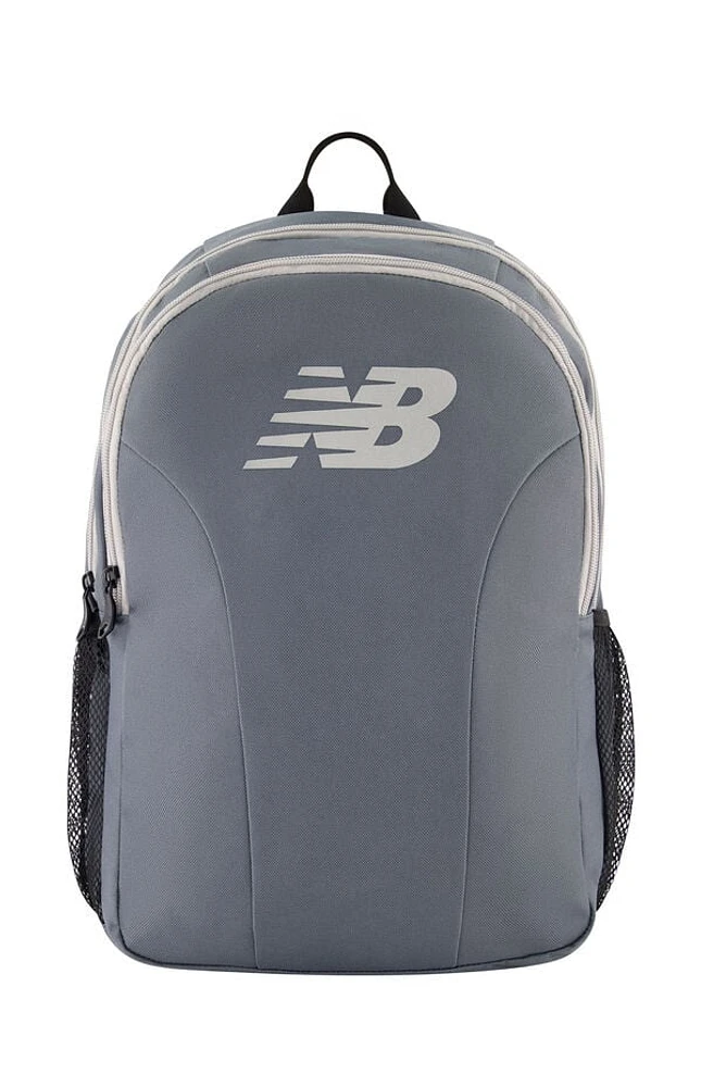New Balance Gray Flying Logo Laptop Backpack