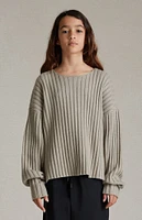 Fear of God Essentials Seal Raw Neck Sweater