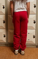 Pacsun Kids Embroidered Bow And Hearts Jogger Sweatpants
