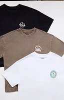 Pacsun 3 Pack Solid Color Embroidered T-Shirts