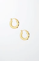 Ettika Crystal Rainbow Hoop Earrings