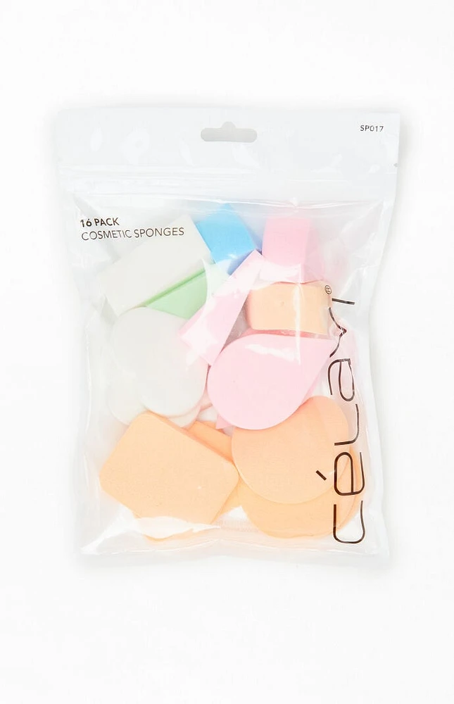 CELAVI 16 Pack Assorted Blending Sponges