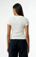 Tommy Jeans Slim Varsity Ribbed T-Shirt