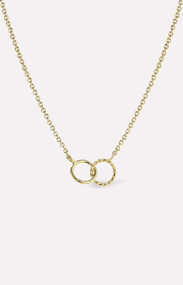 Ana Luisa Sam Interlocking Circles Necklace