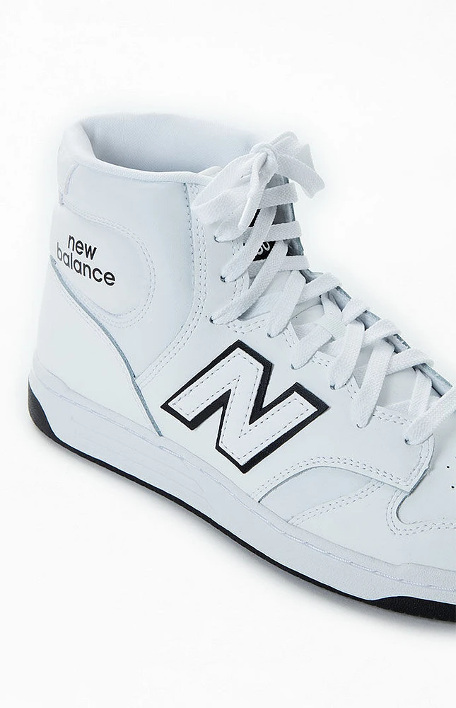 White BB480 High Top Shoes