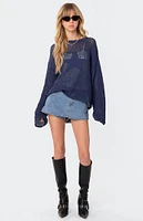 Seeing Stars Oversized Sweater