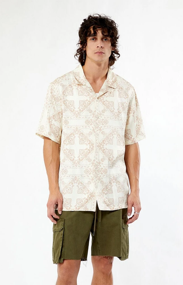 PacSun Paisley Camp Shirt