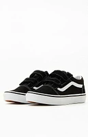 Vans Kids Black Velcro Old Skool Shoes