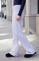 John Galt Light Heather Grey Hilary Yoga Pants