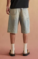 RARE DNM EDIT Light Blue Baggy Denim Shorts