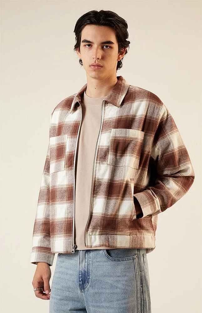 Pacsun Niko Plaid Overshirt Jacket