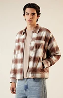 PacSun Niko Plaid Overshirt Jacket