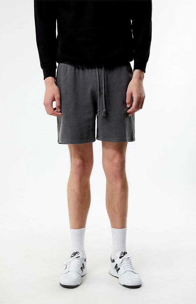 PacSun Charcoal Fleece Volley Shorts