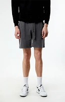 PacSun Charcoal Fleece Volley Shorts