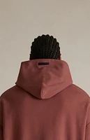 Fear of God Essentials Crimson Heavy Fleece Hoodie