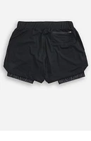 No Tomorrow x Civil Active Black Core Compression Shorts