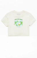 Kids Peanuts Snoopy Cropped T-Shirt