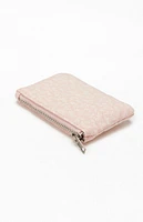 John Galt Pink Floral Coin Purse