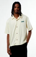 Pacsun Vibes & Voyage Embroidered Oversized Resort Camp Shirt