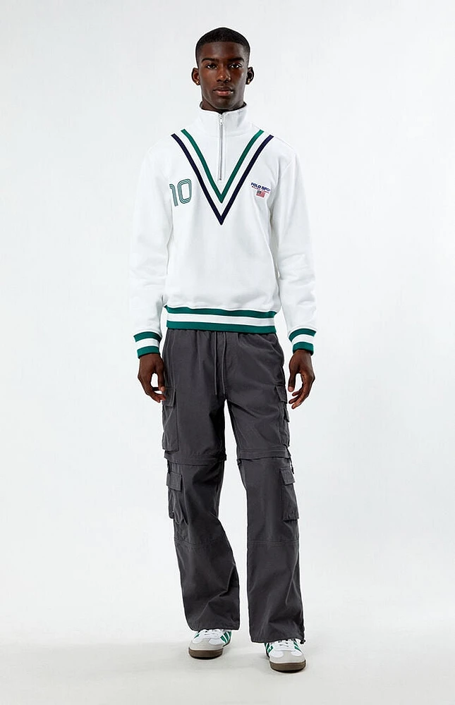 Polo Ralph Lauren Mock Neck Quarter Zip Sweatshirt