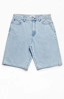 PacSun Light Indigo Extreme Baggy Denim Shorts