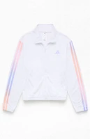 adidas Kids White Aop Track Jacket