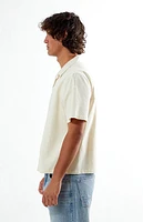Pacsun Cream Arlo Oversized Camp Shirt