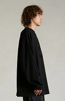 Fear of God Essentials Black Heavy Long Sleeve T-Shirt