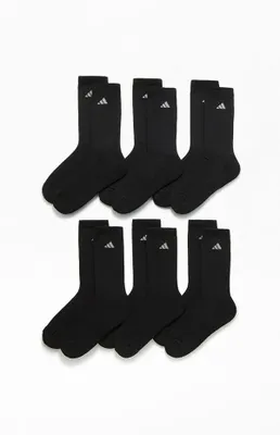 adidas 6 Pack Crew Socks