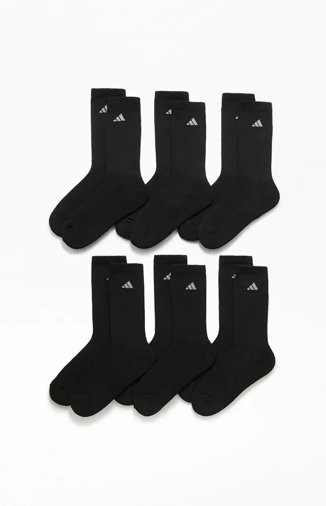 adidas 6 Pack Crew Socks