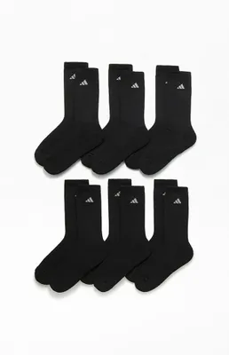 adidas 6 Pack Crew Socks