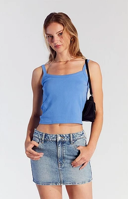 Pacsun Bella Medium Indigo Denim Mini Skirt