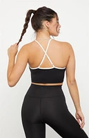 PAC 1980 WHISPER Active Charlie X-Back V-Neck Sports Bra