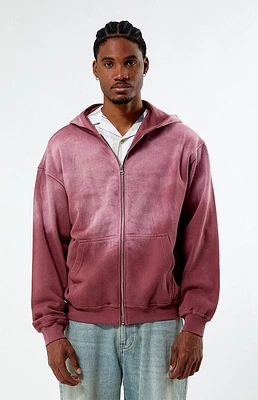 PacSun Heavyweight Spray Zip Hoodie