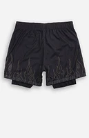 No Tomorrow x Civil Active Hades Mesh Shorts