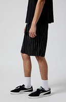 PacSun Black Stripe Linen Shorts