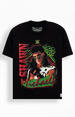 Mitchell & Ness WM Legends HBK Wrestlemania Shawn Michaels Oversized T-Shirt