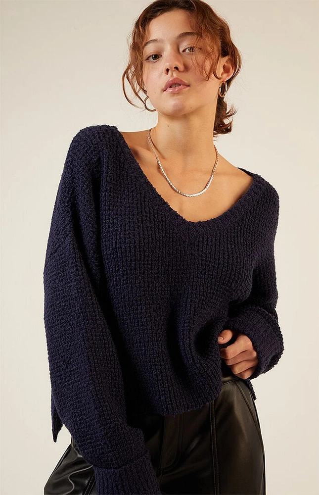 LA Hearts Snug Renata V-Neck Sweater