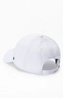 47 Brand White & Pink LA Dodgers Strapback Dad Hat