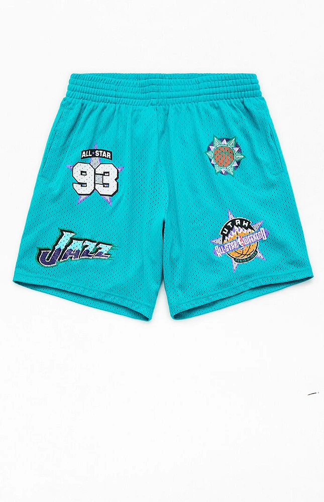 Mitchell & Ness NBA All-Star Game 1993 Utah Jazz Basketball Shorts