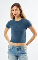 Thrills Minimal Dark Gray Mini T-Shirt