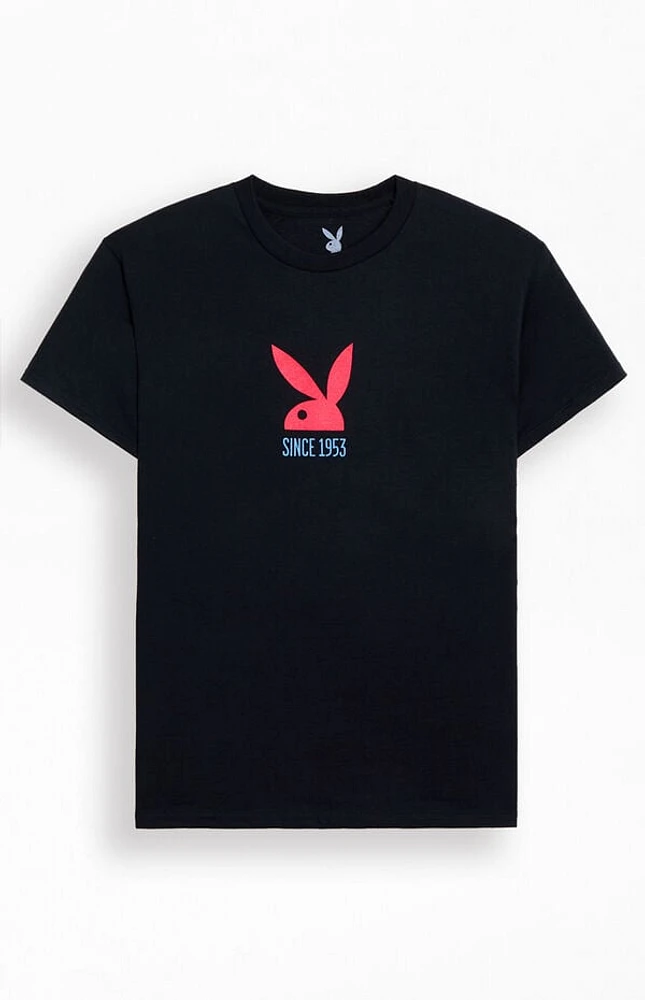 Playboy By PacSun Half Bunny Logo T-Shirt