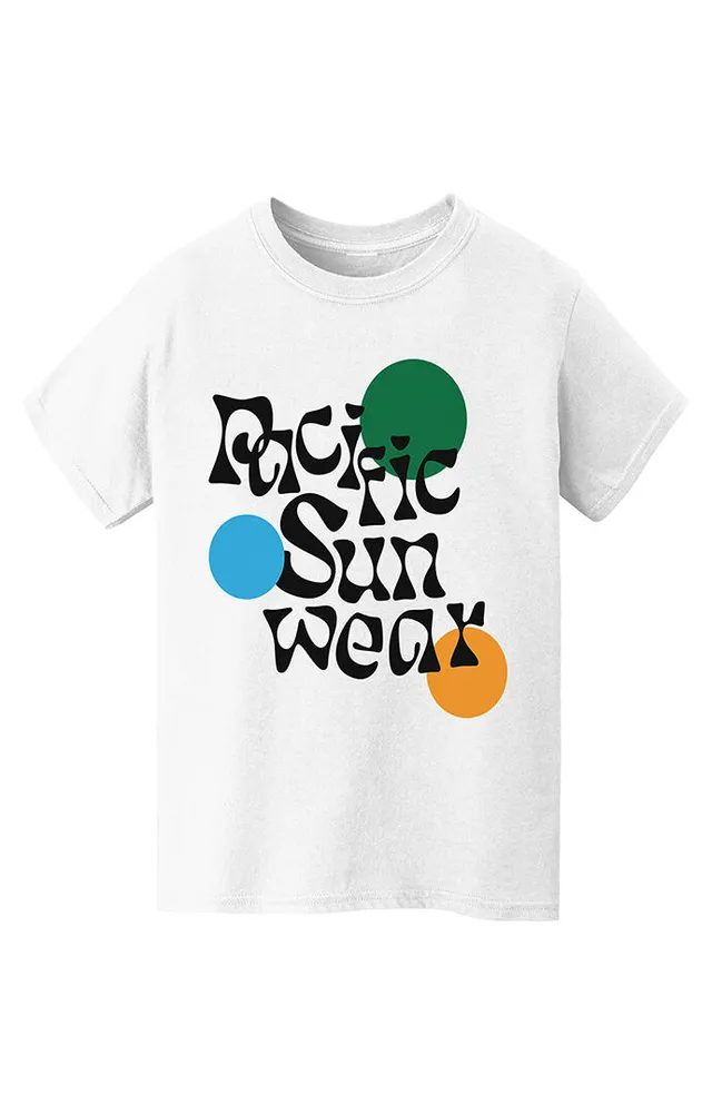 PacSun Kids Pacific Sunwear Flower Circle Graphic T-Shirt